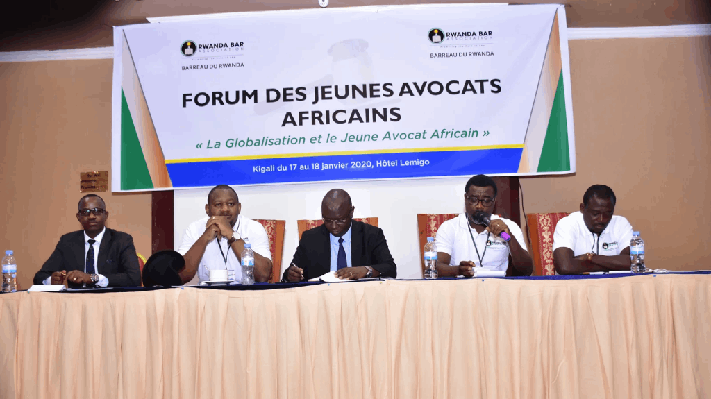 Forum des Jeunes Avocats. Kigali, 17-18 Janvier 2020